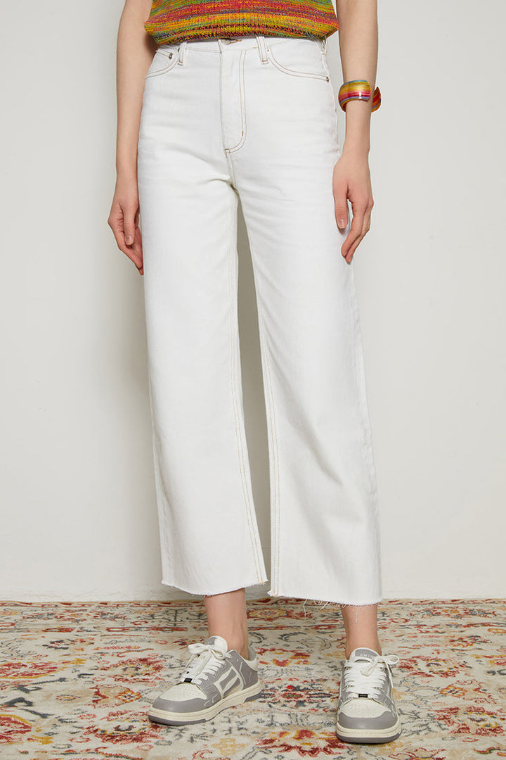 70'S Crop Loose Straight Jeans