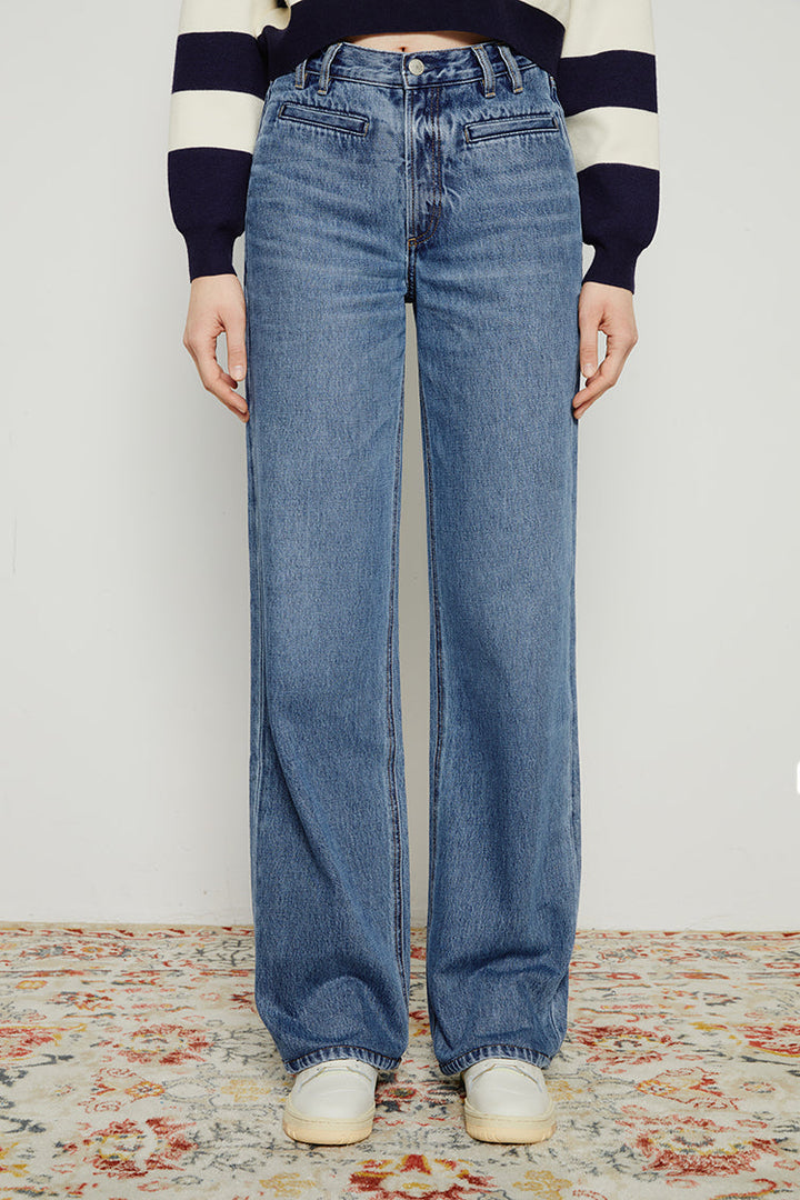 Coney Island Whitefish High Rise Wide Jeans