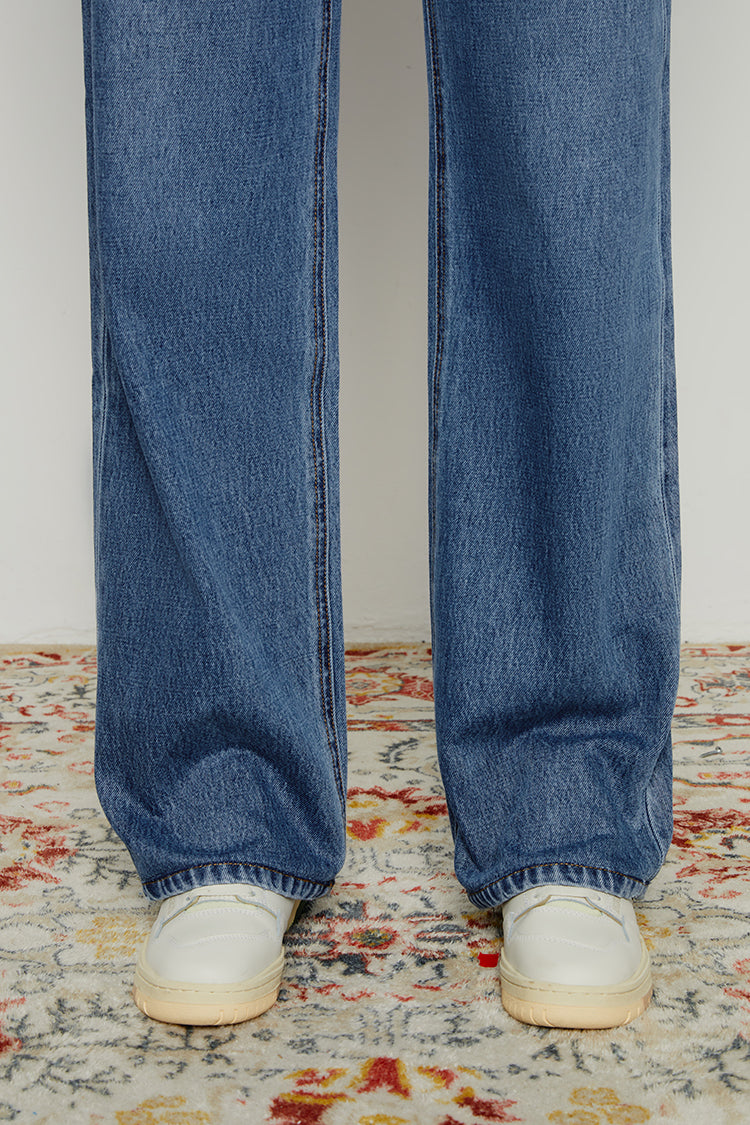 Coney Island Whitefish High Rise Wide Jeans