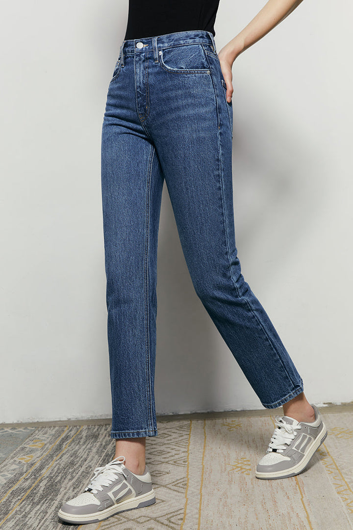 Activity Grrrl High Rise Kick Crop Jeans