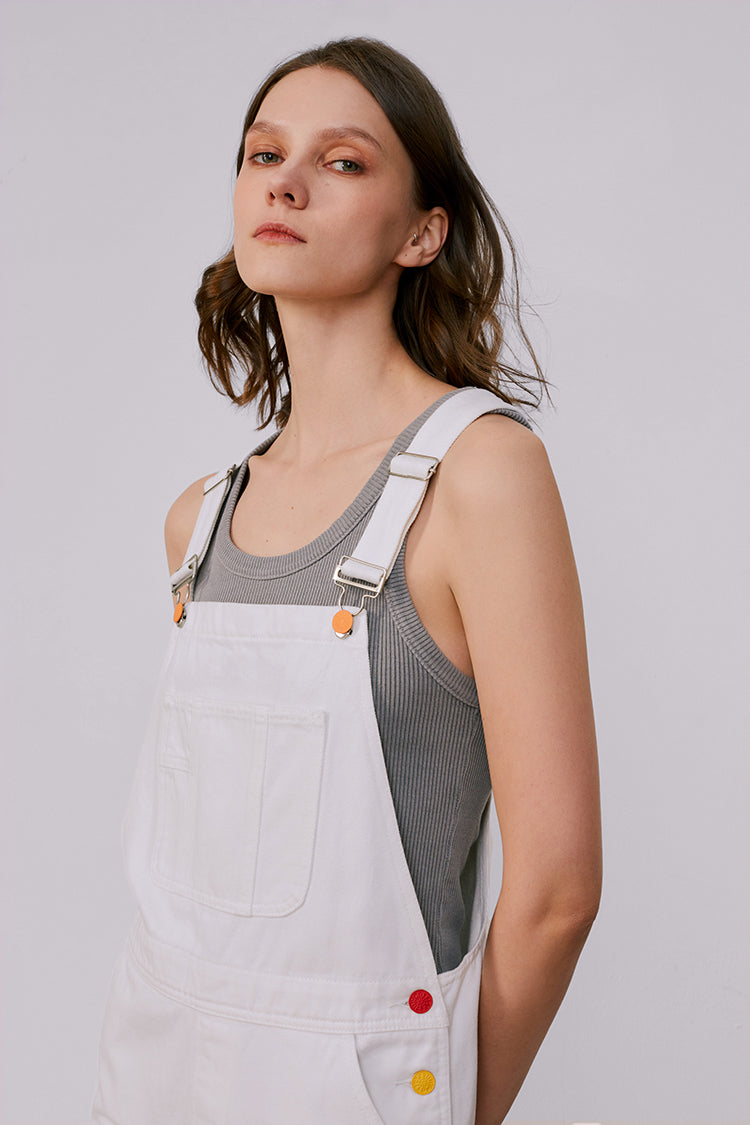 Rainbow Overall Shorts
