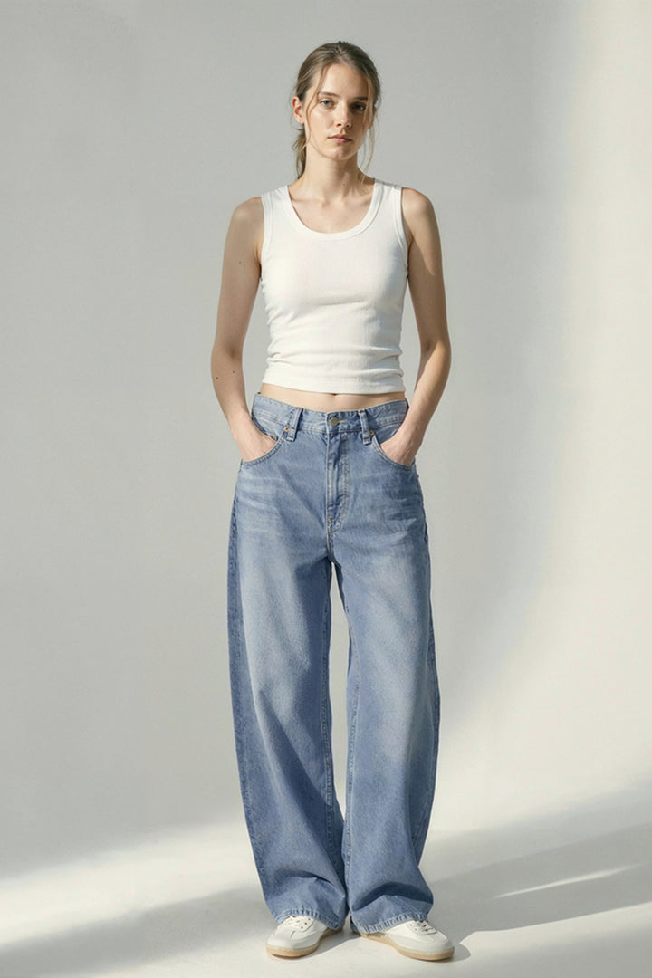Jean large ceinturé Twilight HJ059