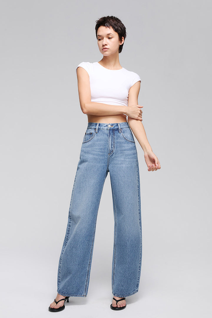 Slope Curve Jeans HJ039