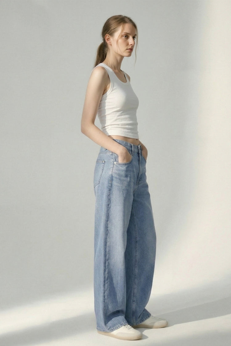 Jean large ceinturé Twilight HJ059