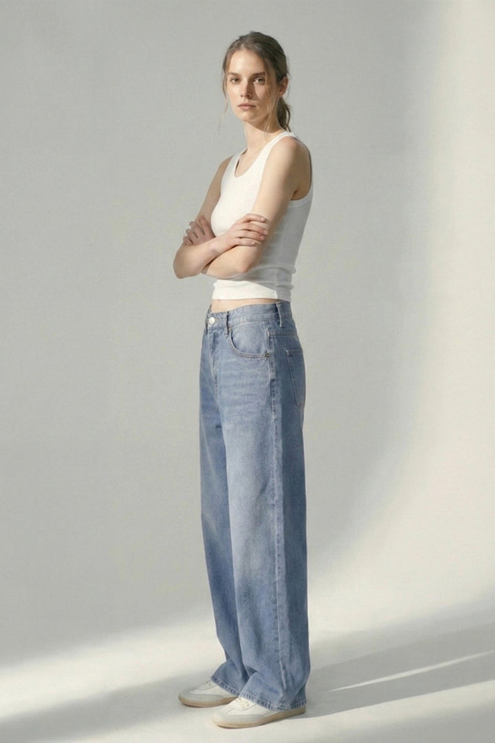 Jean large ceinturé Twilight HJ059