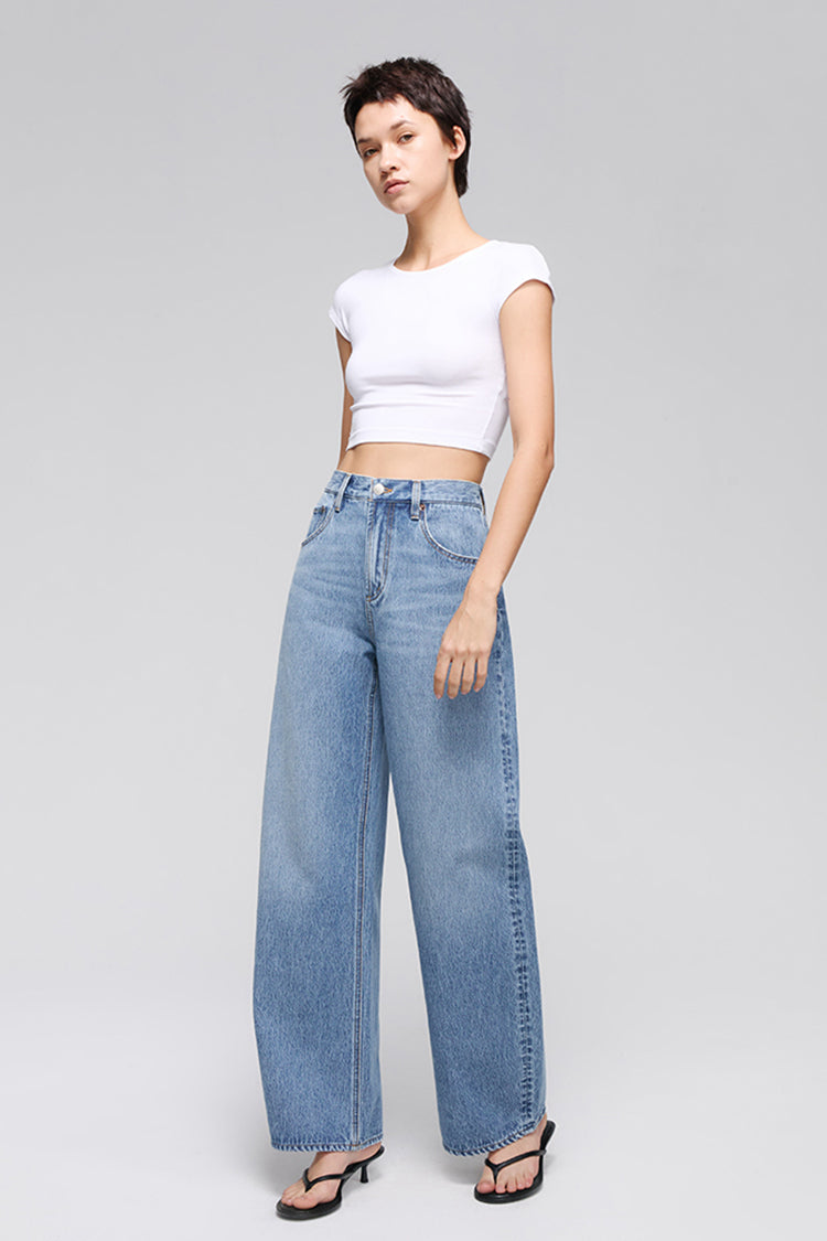 Slope Curve Jeans HJ039