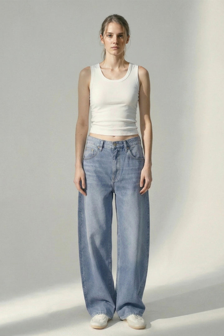 Jean large ceinturé Twilight HJ059