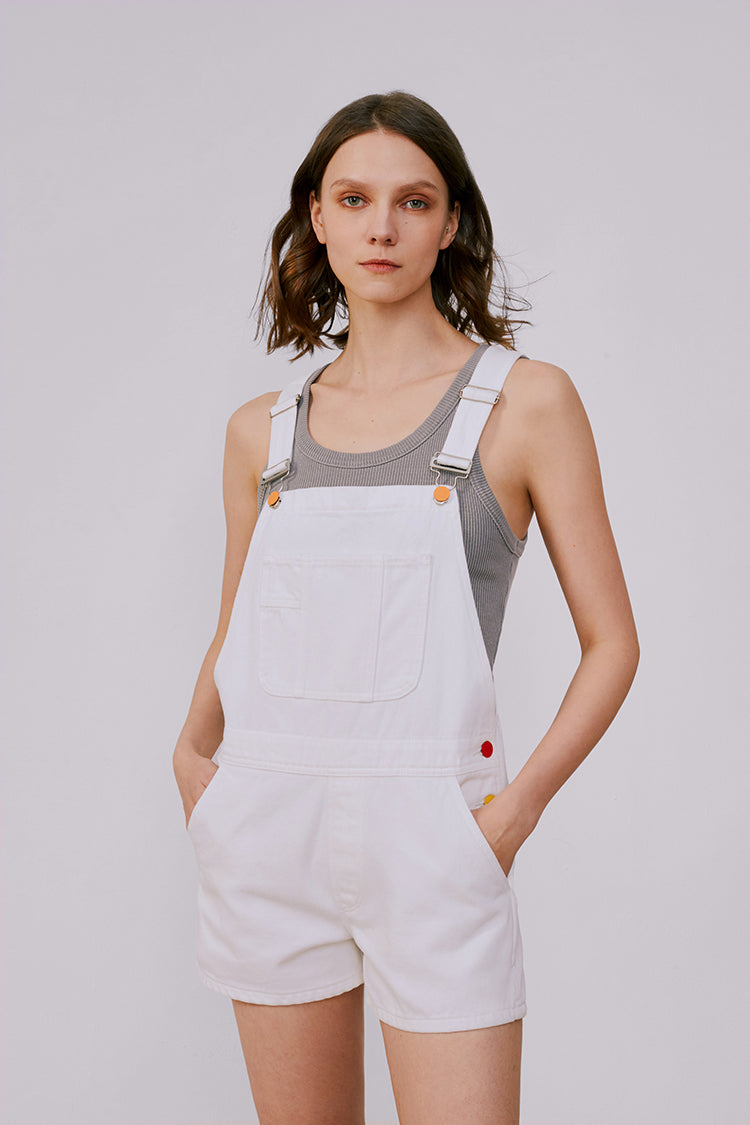 Rainbow Overall Shorts
