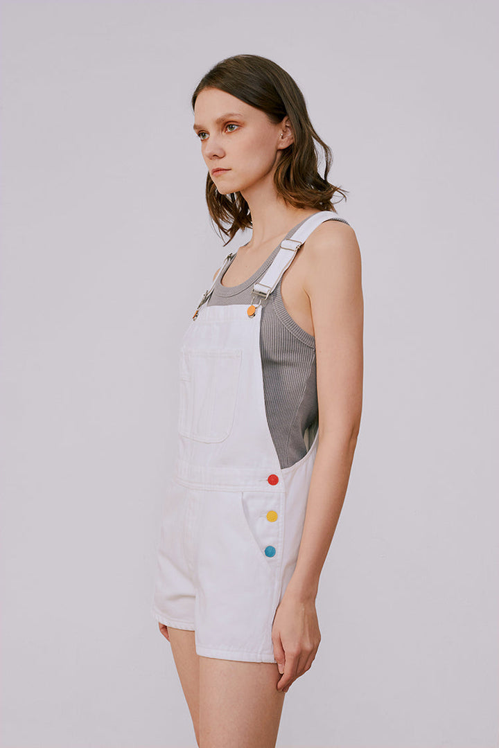 Rainbow Overall Shorts