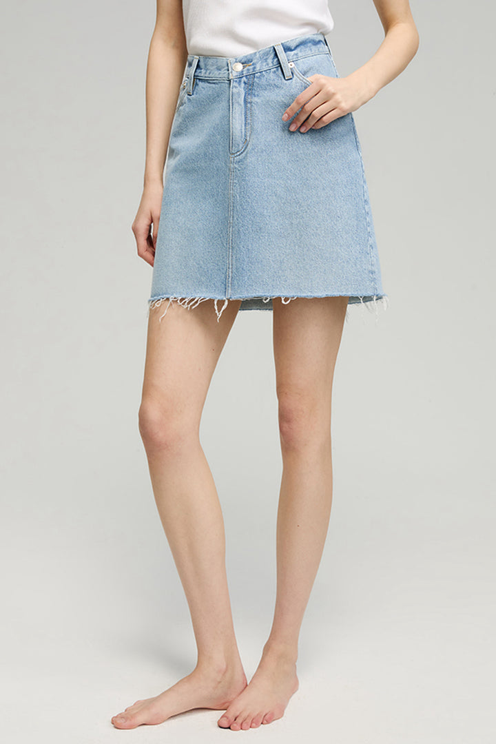 V-Waist Mini skirt