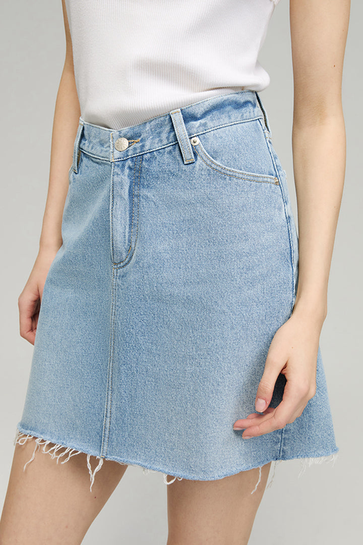 V-Waist Mini skirt