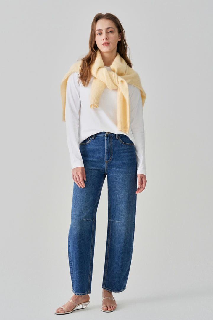 Light Pleat Relaxed Jean HJ058
