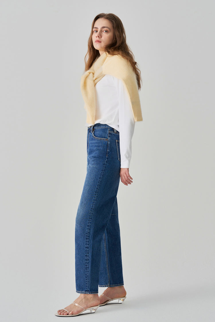 Light Pleat Relaxed Jean HJ058