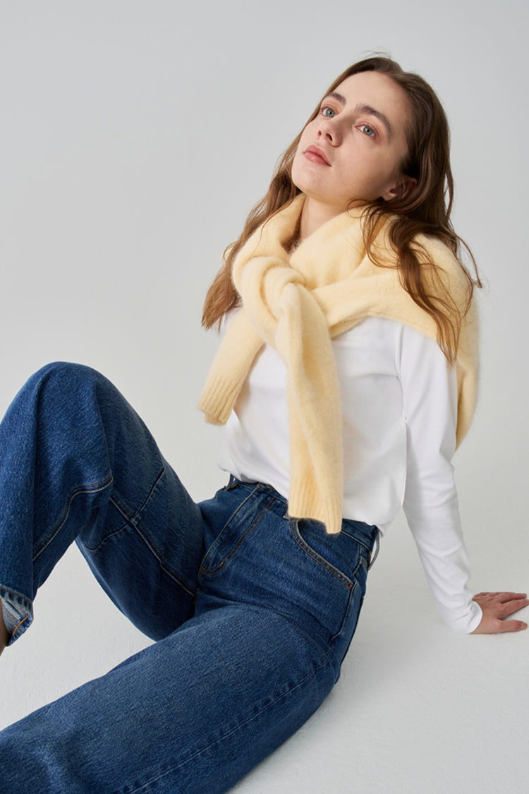 Light Pleat Relaxed Jean HJ058