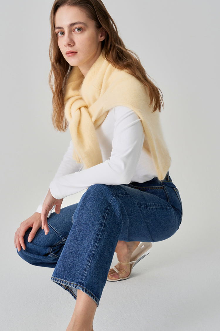 Light Pleat Relaxed Jean HJ058