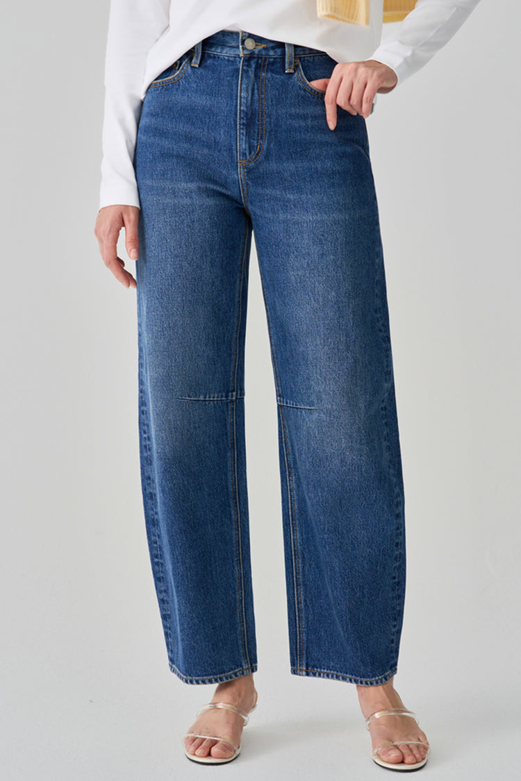 Light Pleat Relaxed Jean HJ058