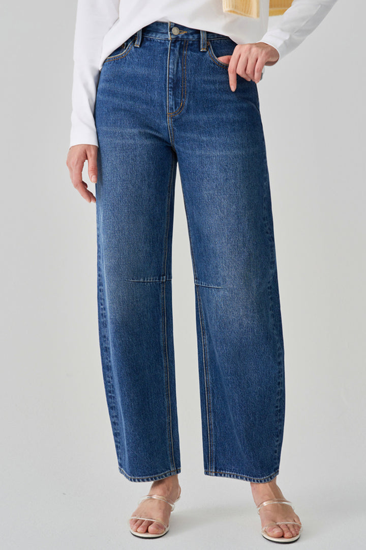 Light Pleat Relaxed Jean HJ058