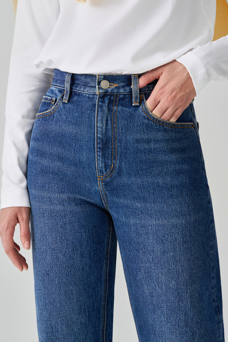 Light Pleat Relaxed Jean HJ058