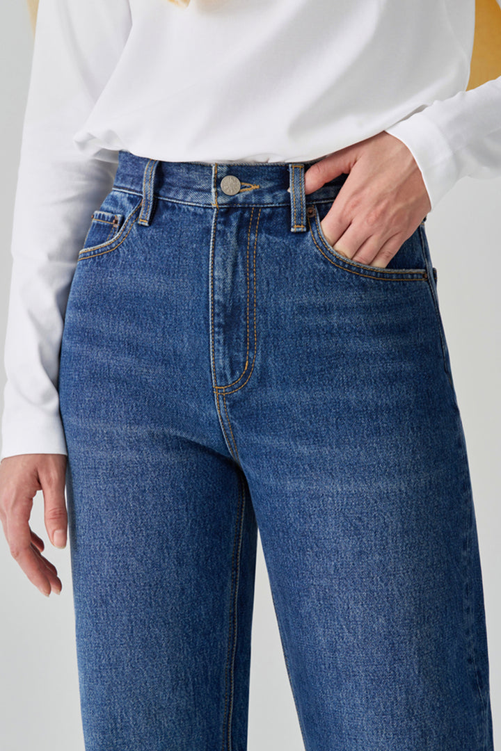 Light Pleat Relaxed Jean HJ058