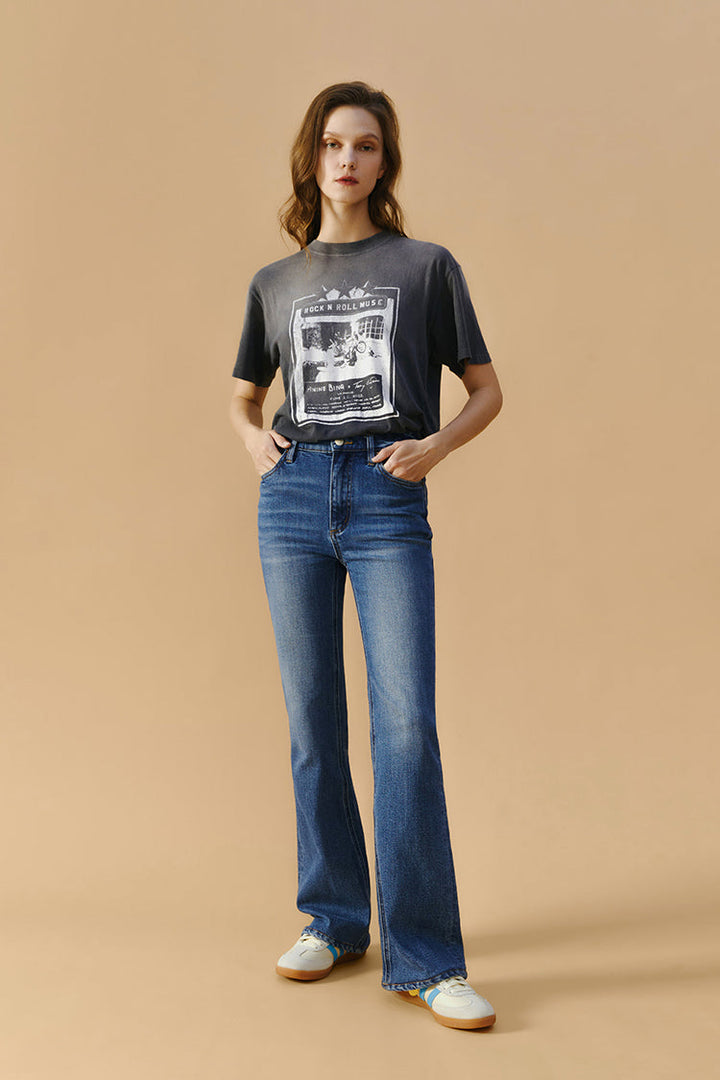 Barbara High Rise Bootcut Jeans