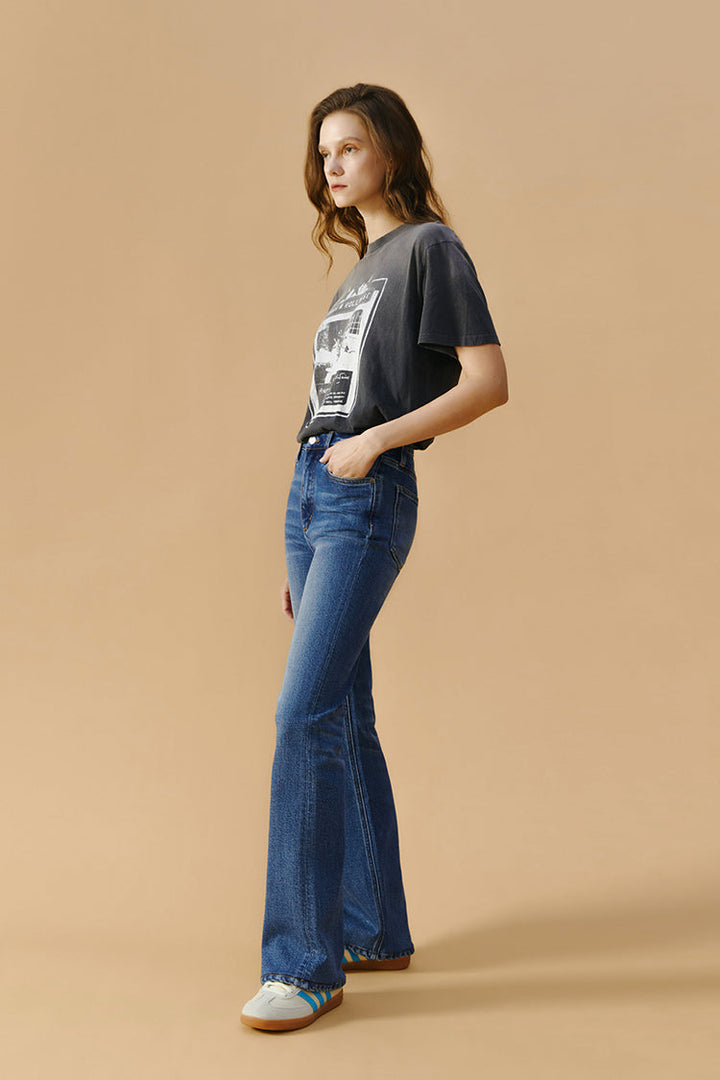 Barbara High Rise Bootcut Jeans