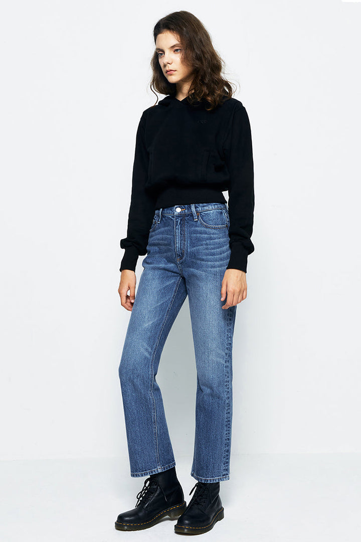 Activity Grrrl High Rise Kick Crop Jeans (Turkish Cotton)