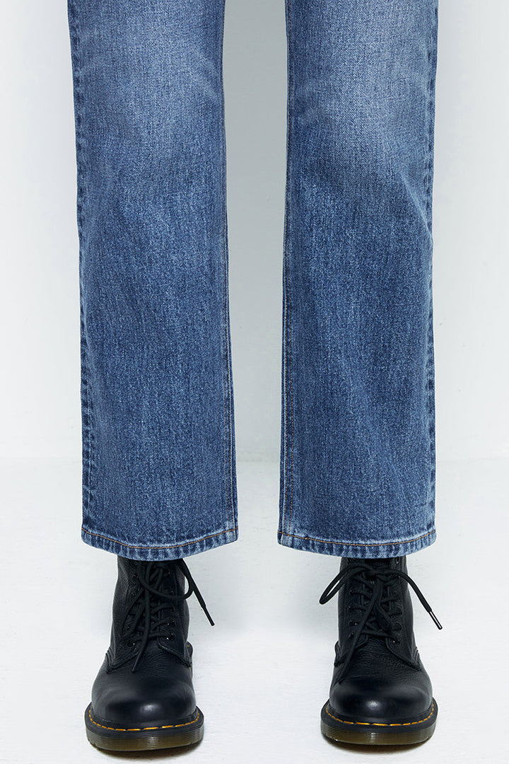 Activity Grrrl High Rise Kick Crop Jeans (Turkish Cotton)