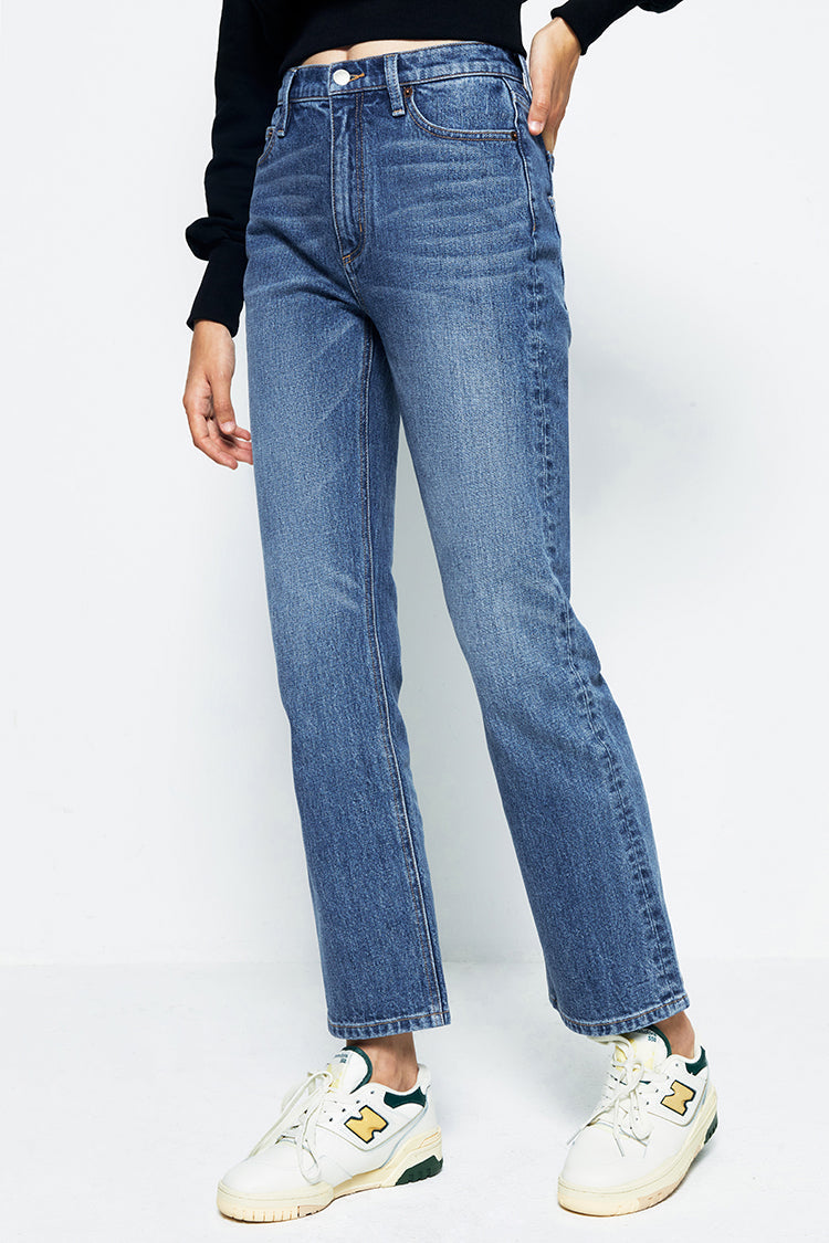 Activity Grrrl High Rise Kick Crop Jeans (Turkish Cotton)