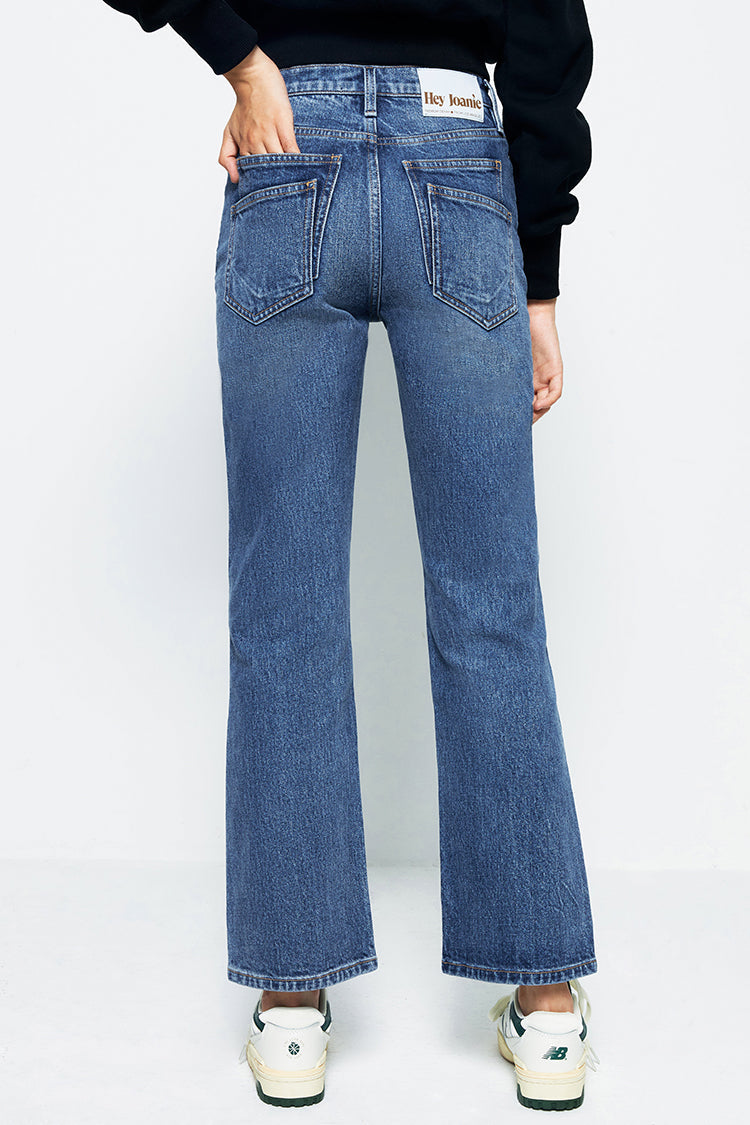 Activity Grrrl High Rise Kick Crop Jeans (Turkish Cotton)