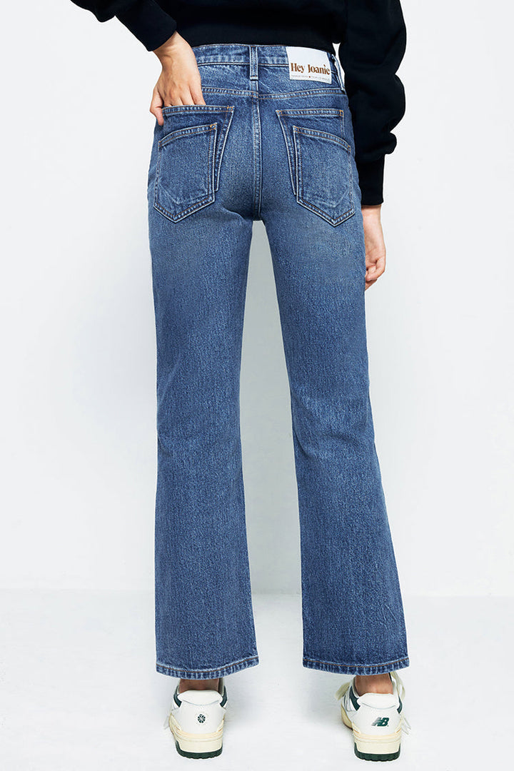 Activity Grrrl High Rise Kick Crop Jeans (Turkish Cotton)