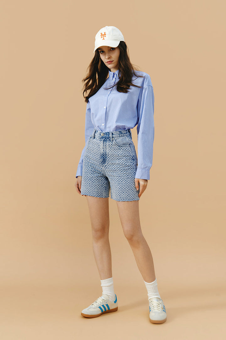 Venice Tweed High Rise Shorts