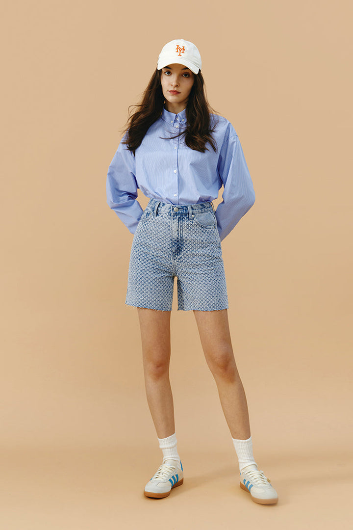 Venice Tweed High Rise Shorts