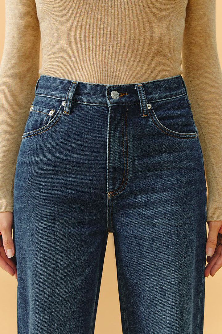 Coney Island Whitefish High Rise Wide Jeans (Fleece-Lined)