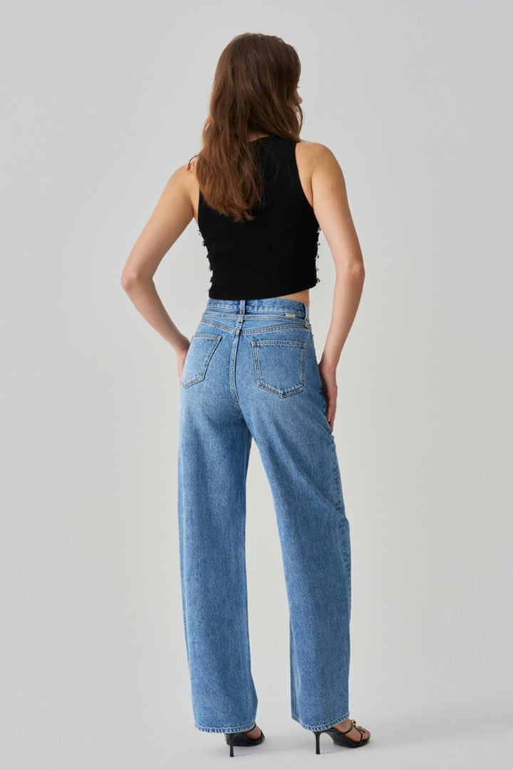 Twilight Belted Wide Jean HJ059