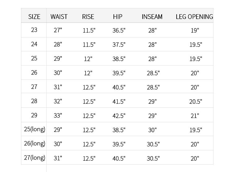 Slope Curve Jeans HJ039