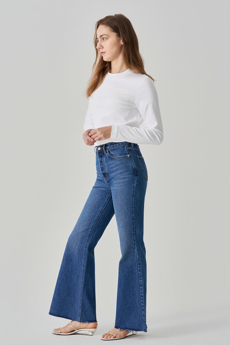 Eclipse Fray Wide-Flare Jean HJ010