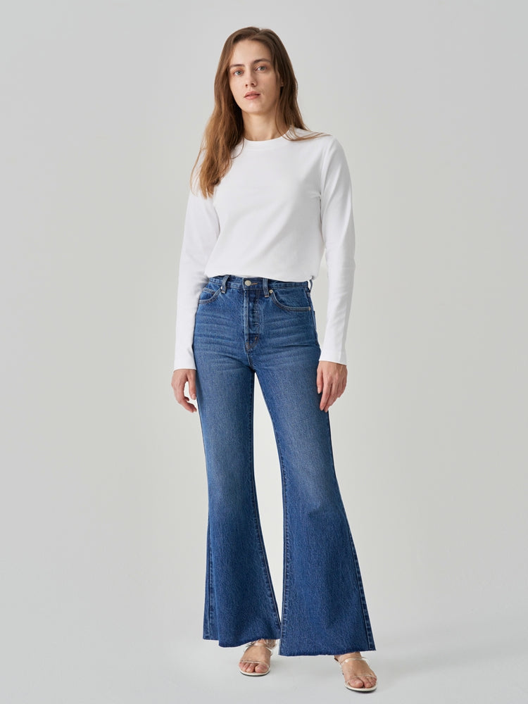 Eclipse Fray Wide-Flare Jean HJ010
