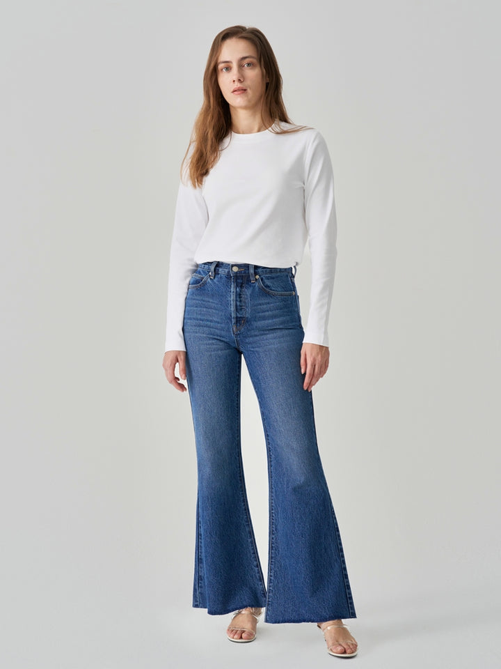 Eclipse Fray Wide-Flare Jean HJ010