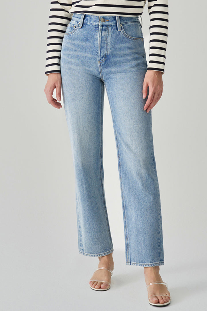 Manhattan High Rise Straight Ankle Jeans HJ160