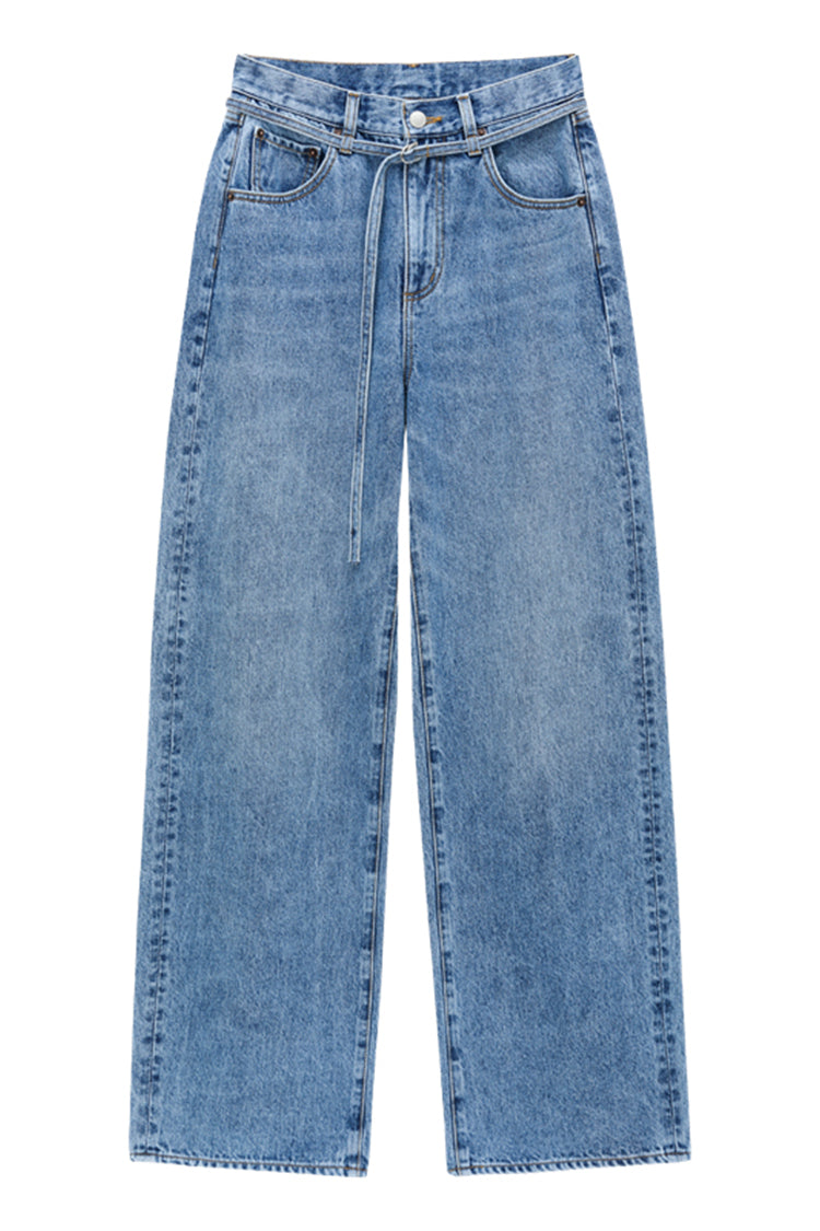 Twilight Belted Wide Jean HJ059