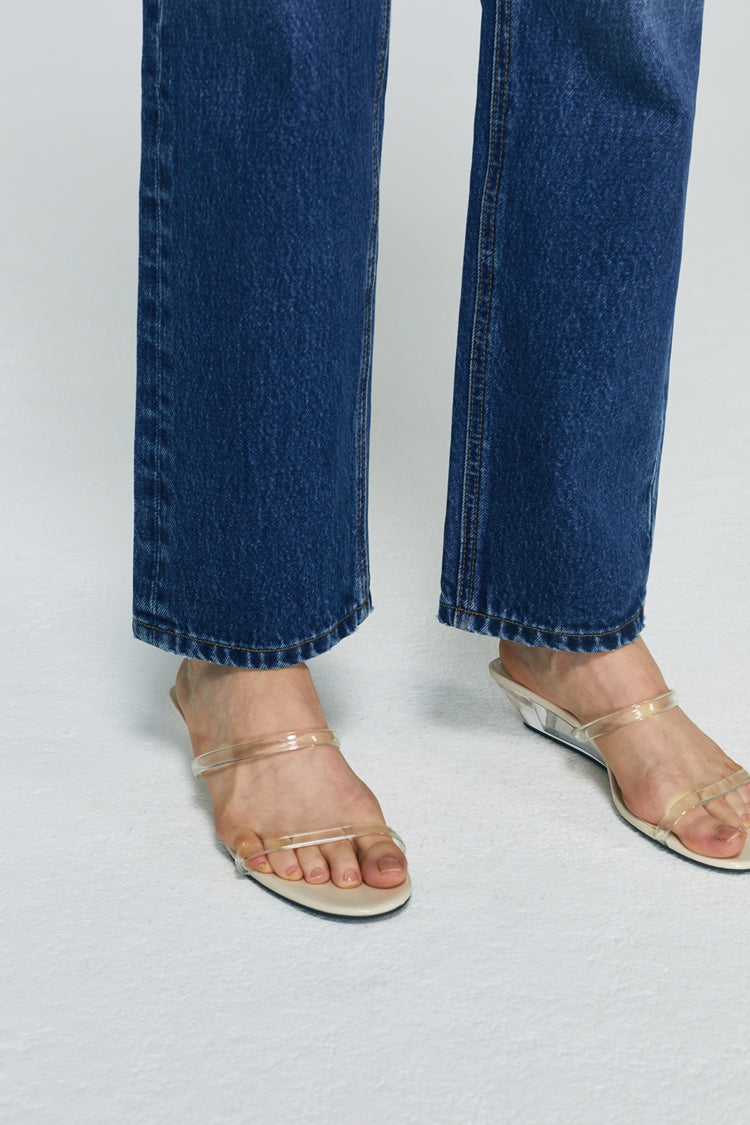 曼哈頓高腰直筒九分牛仔褲 HJ160