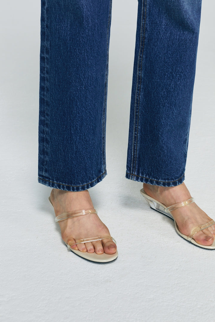 曼哈頓高腰直筒九分牛仔褲 HJ160