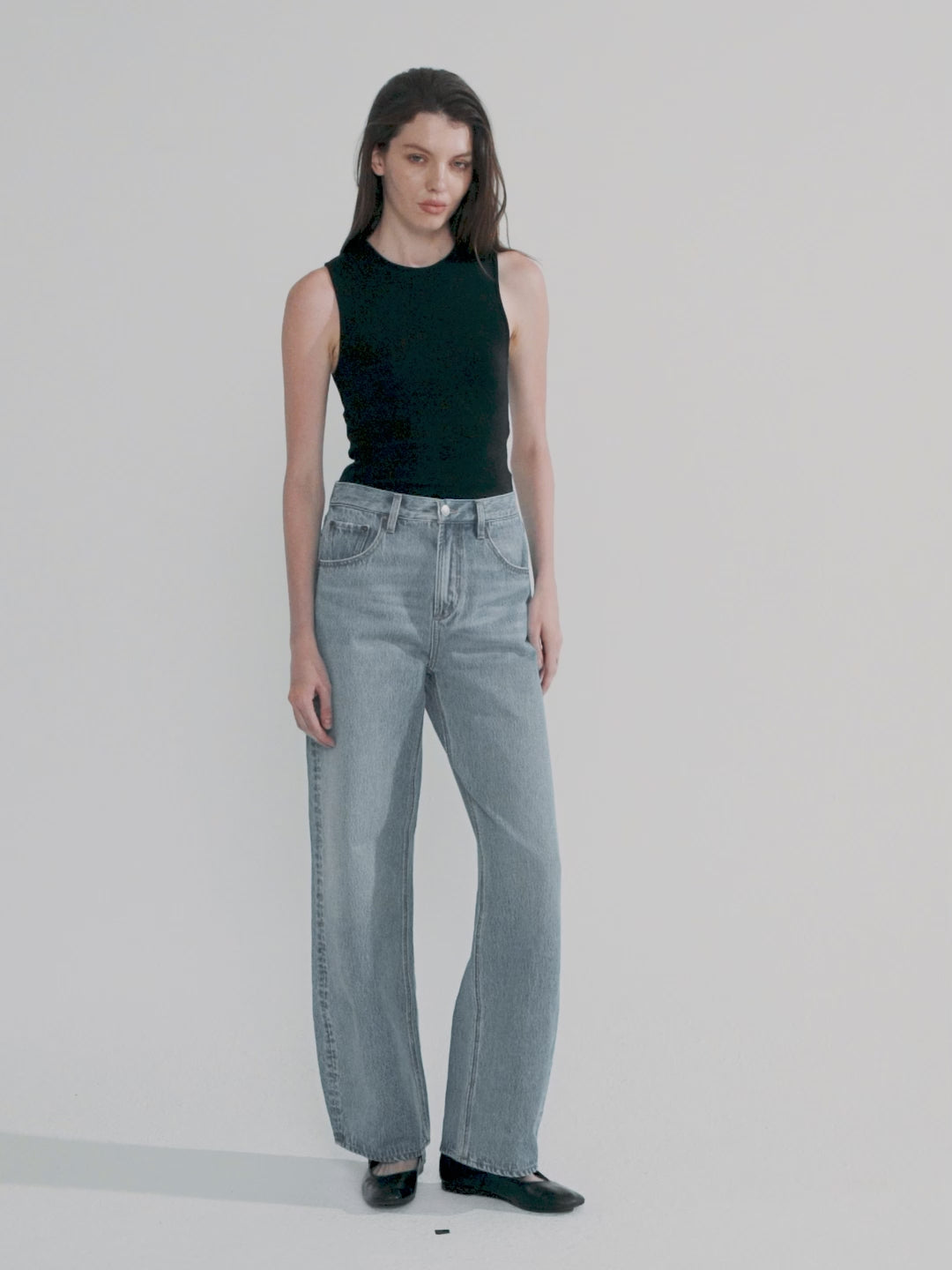 Slope Curve Jeans HJ039