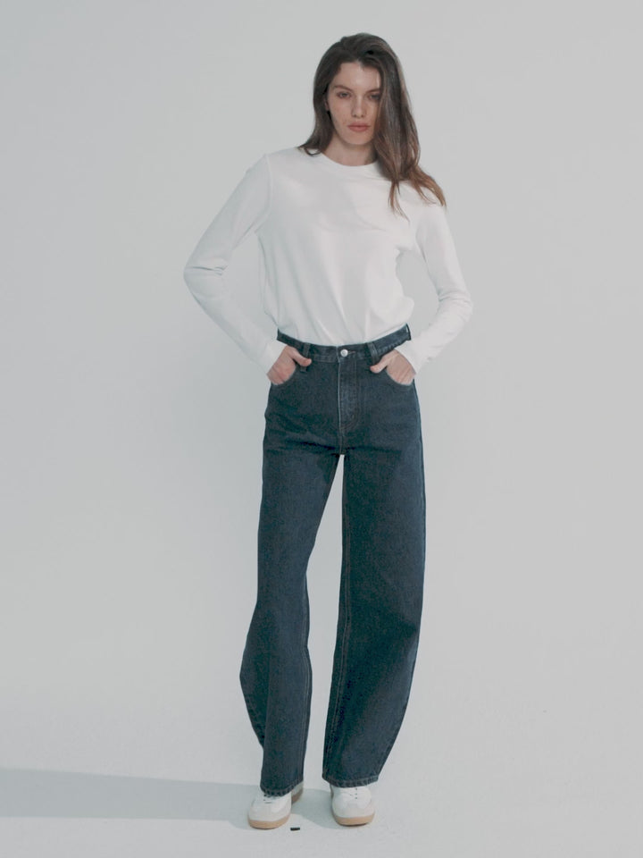 Slope Curve Jeans HJ039