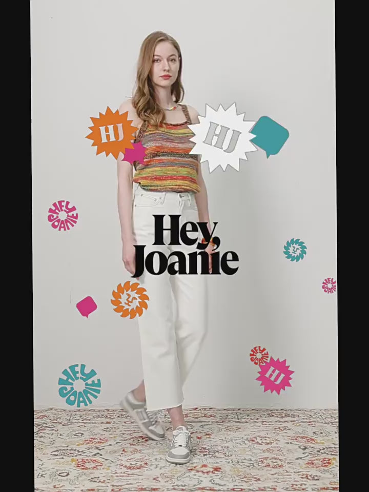 70'S Crop Loose Straight Jeans HJ114